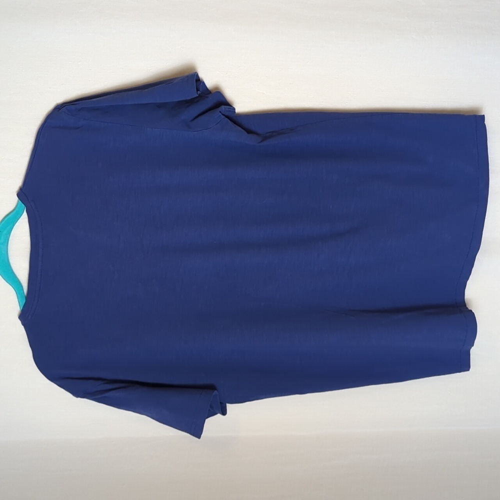Two Kenneth Cole Classic V Neck Tee Shirt  Blue And Gray XL - Picture 5 of 8